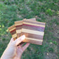 Handmade Wood Coasters set of 3